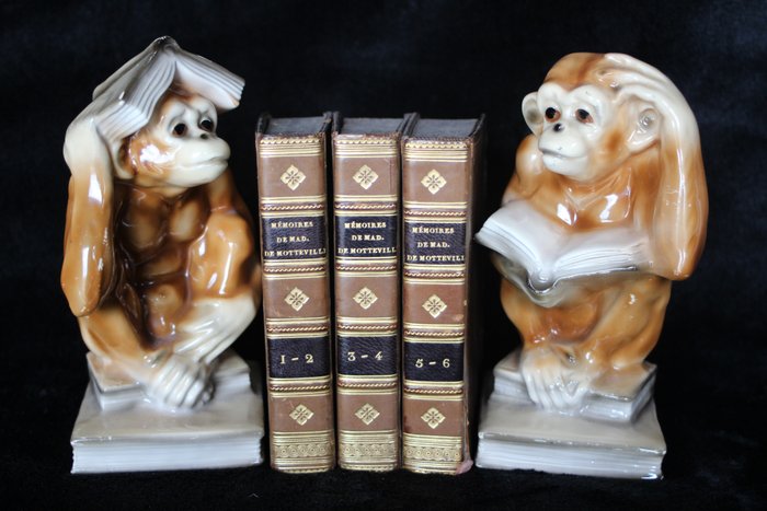 Bookends monkeys books for sale  