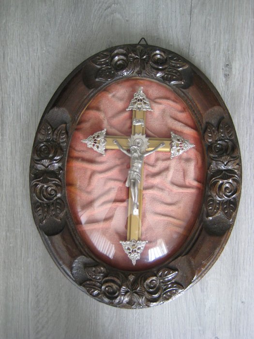 Arts crafts crucifix for sale  
