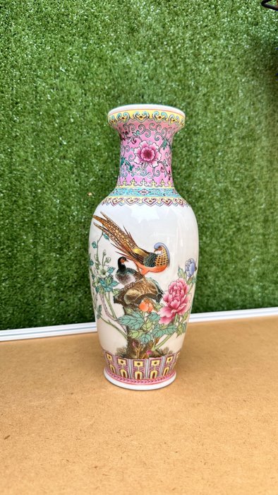 Porcelain baluster vase for sale  