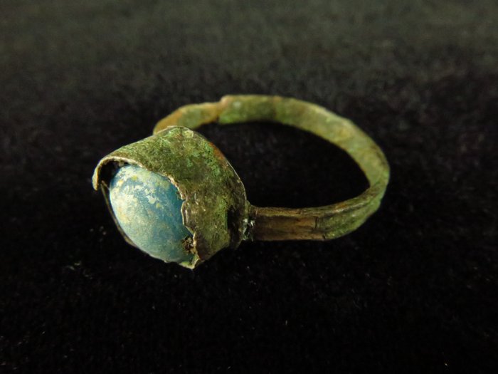 Medieval bronze ring for sale  
