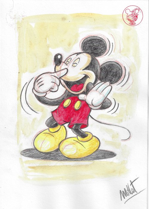 Millet watercolour mickey d'occasion  