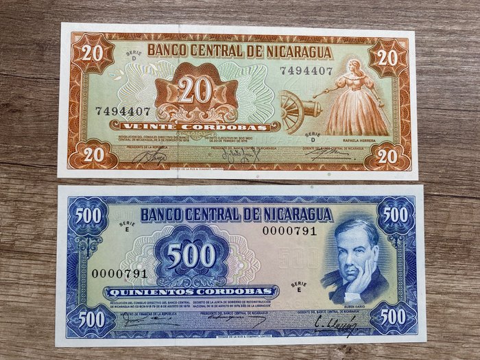 Nicaragua. and 500 usato  