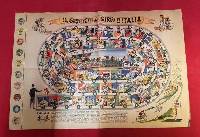 Giro italia 1950 usato  