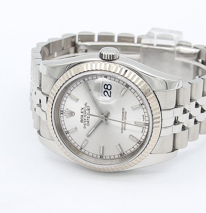 Rolex datejust silver for sale  