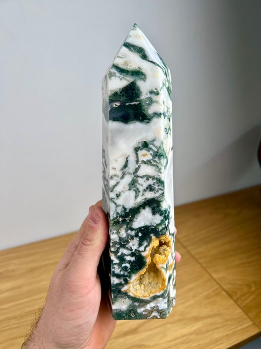 Moss agate fine for sale  