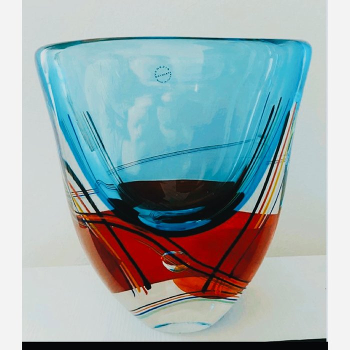 Salviati vase glass for sale  