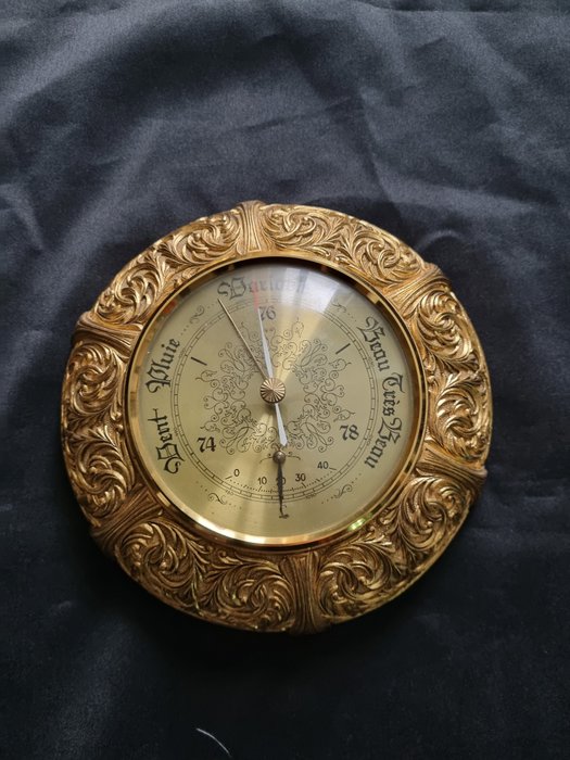 Lufft barometer brass for sale  