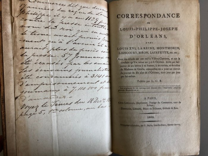 Correspondance louis philippe for sale  
