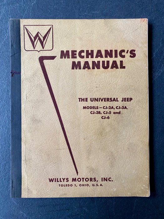 Mechanic manual willys usato  