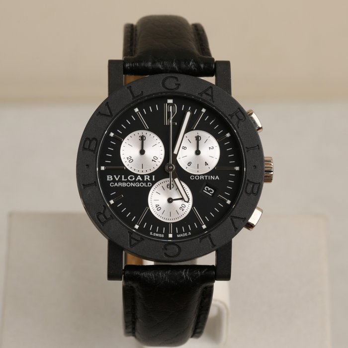 Bvlgari carbongold chronograph d'occasion  