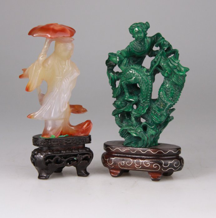 Chinese carved agate for sale  