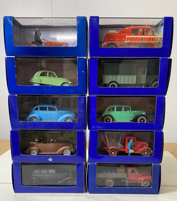 Tintin ensemble véhicules d'occasion  
