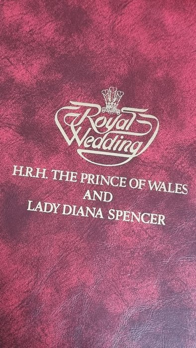 Stockbook royal wedding for sale  