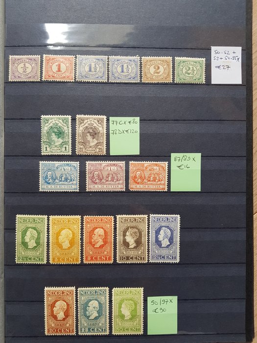 Netherlands 1899 1924 for sale  