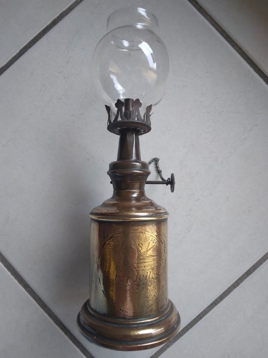 Kerosene lamp brass for sale  