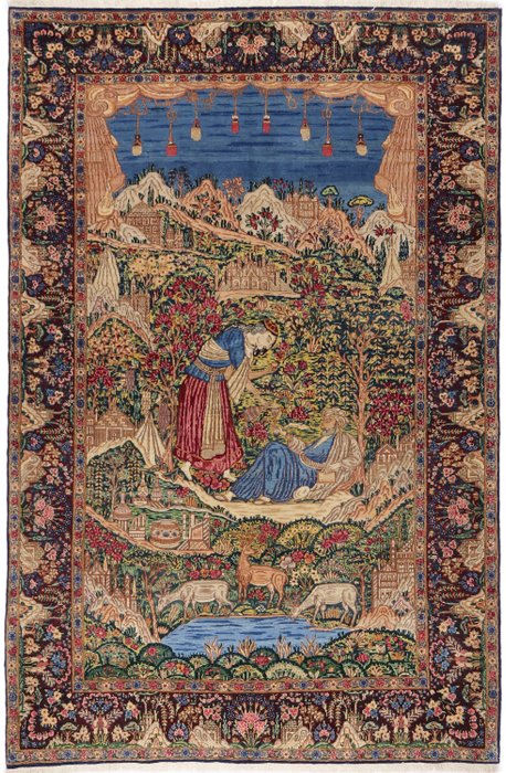 Kerman tapestry old for sale  