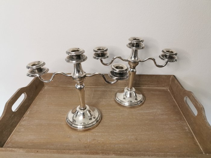 Orfèvrerie candlestick silver for sale  