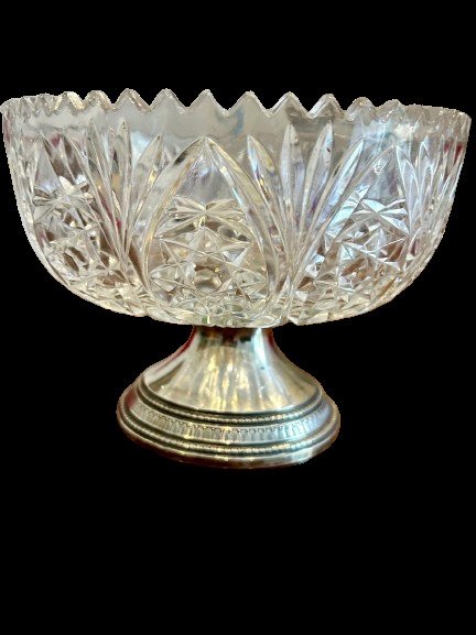 Centrepiece silver glass for sale  