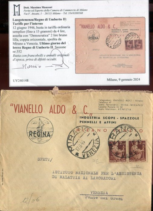 Italy kingdom 1946 for sale  