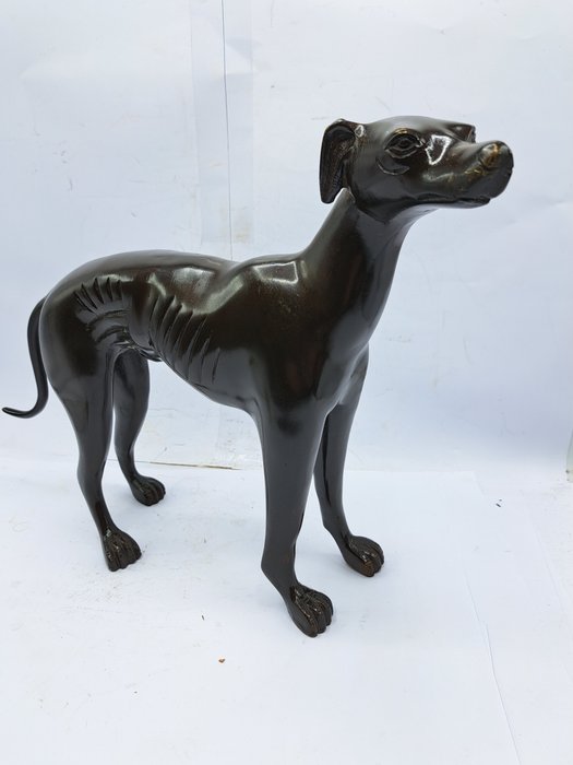Statue greyhound bronze for sale  