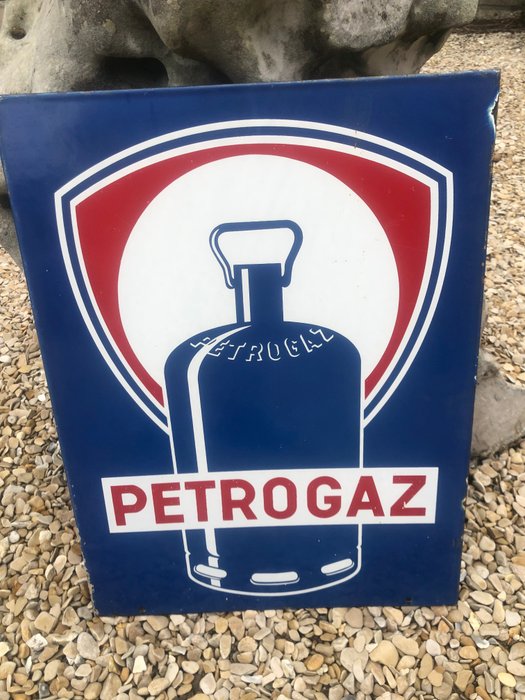 Petrogaz plaque émaillée d'occasion  