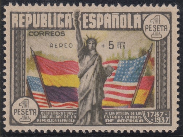 Spain 1938 anniversary usato  