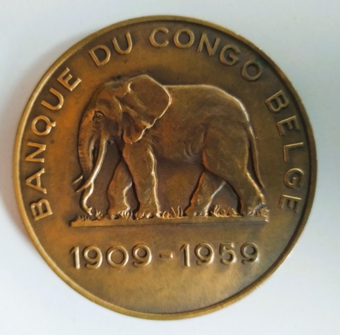 Belgian congo. bronze for sale  