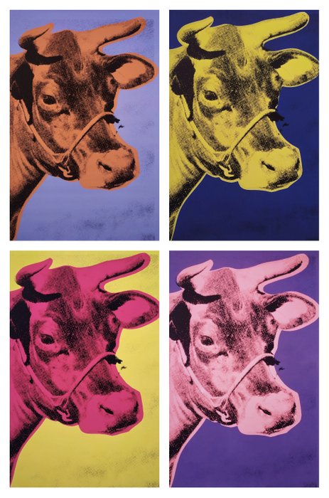 Andy warhol cow for sale  