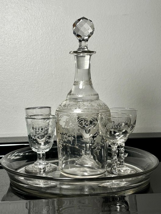 Drinking set crystal for sale  