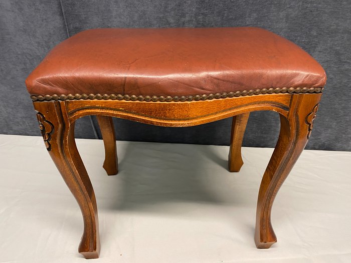 Ottoman leather wood for sale  