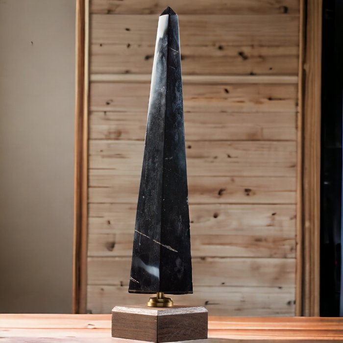 Black obsidian obelisk for sale  