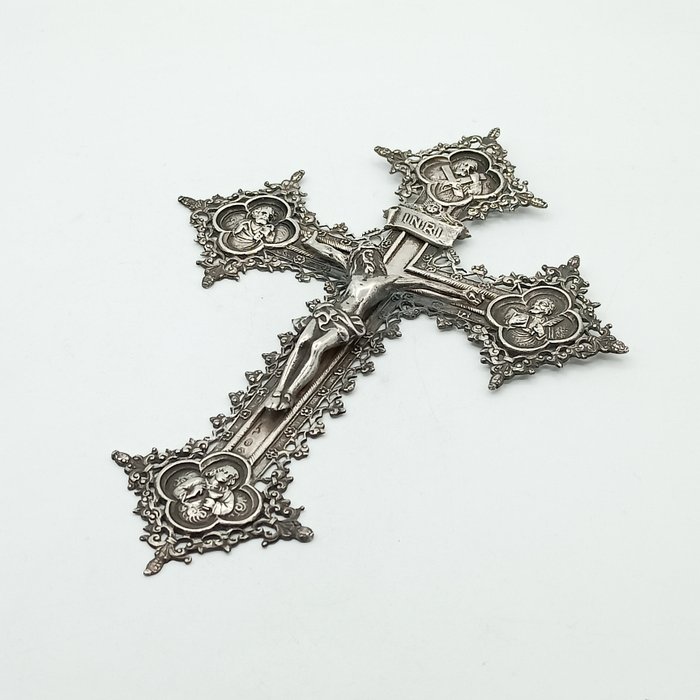 Crucifix silver 1960 for sale  