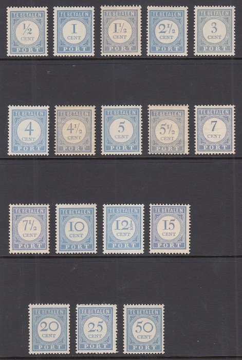 Netherlands 1912 postage d'occasion  