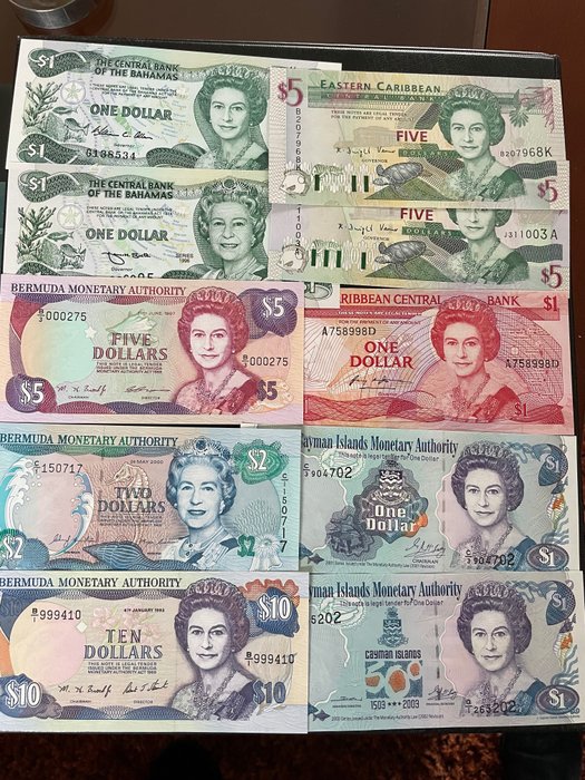 Banknotes queen elizabeth for sale  
