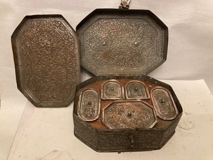Casket antique silver for sale  