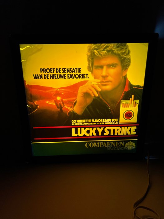 Lucky strike lightbox for sale  