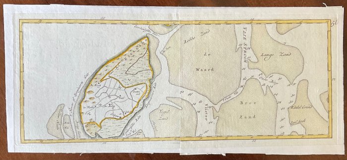 Map netherlands texel for sale  