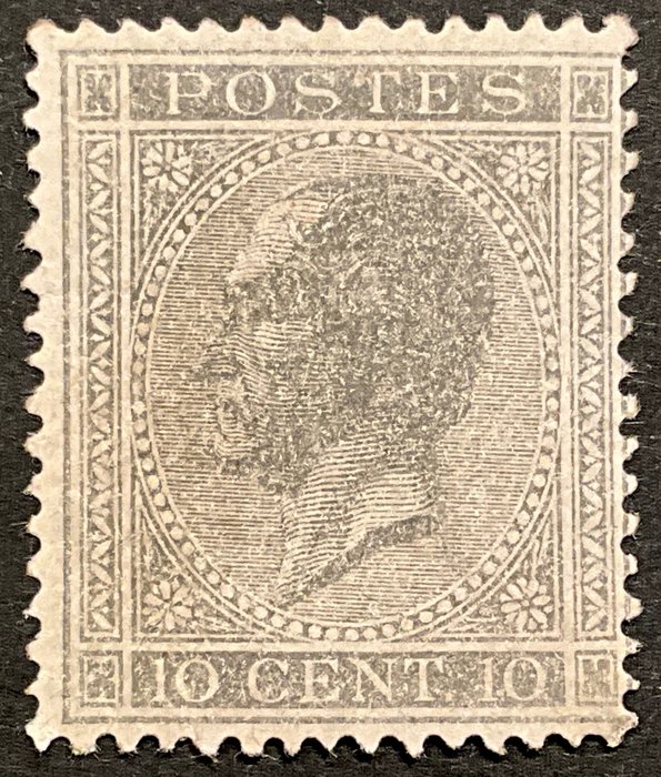 Belgium 1865 1866 usato  