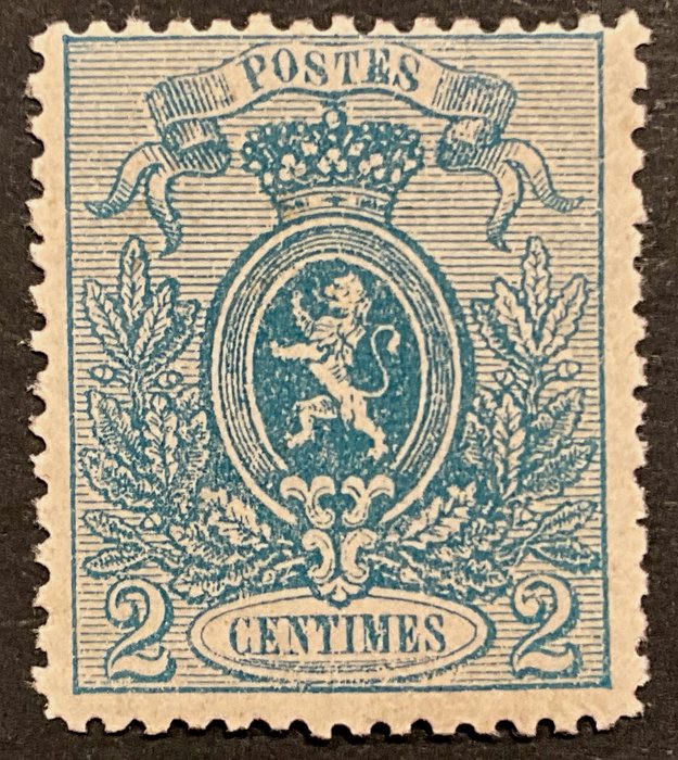 Belgium 1866 1867 usato  