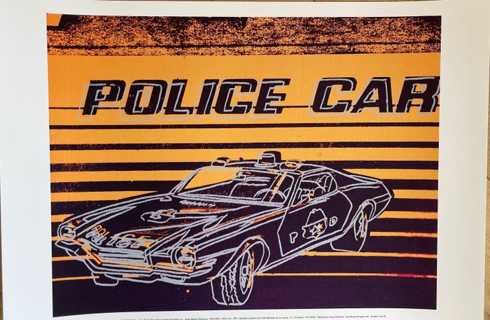 Andy warhol police for sale  