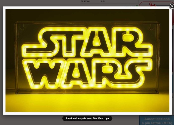 Star wars logo usato  