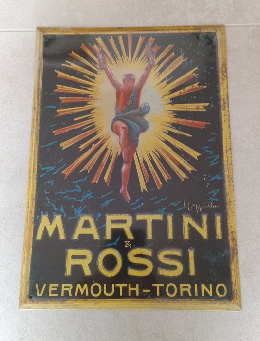 Martini rossi advertising for sale  