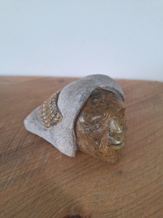 Stone carving signed for sale  