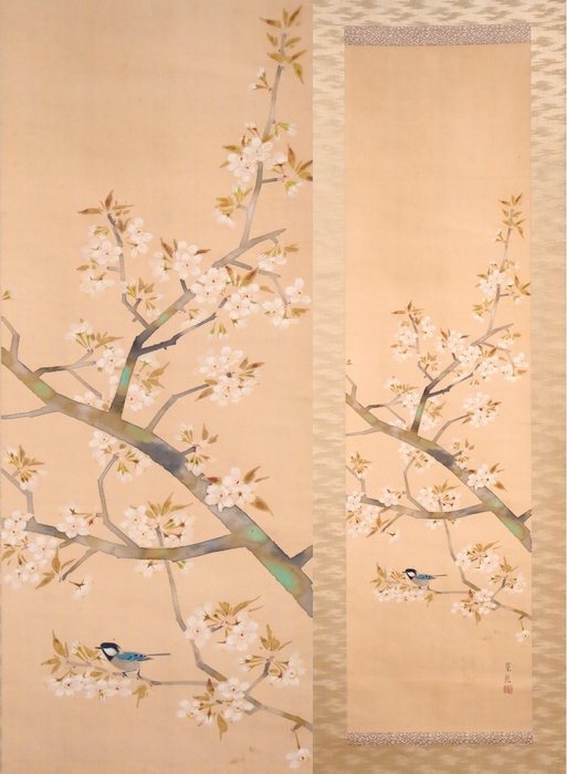 Hanging scroll cherry for sale  