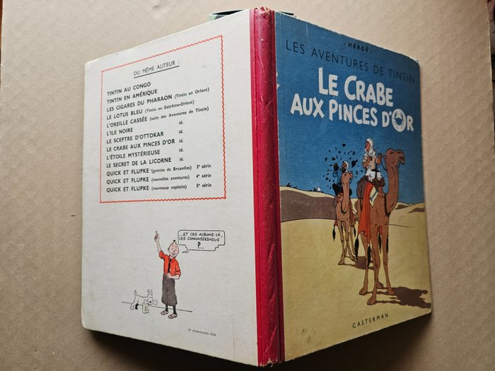 Tintin crabe pinces d'occasion  