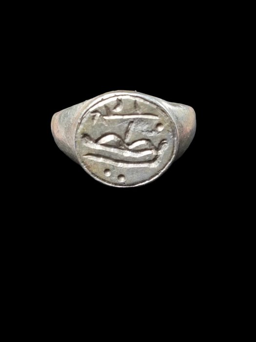 Medieval silver ring for sale  