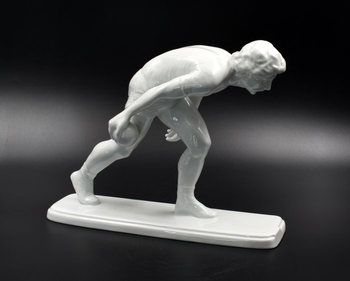 Herend figurine bowler usato  