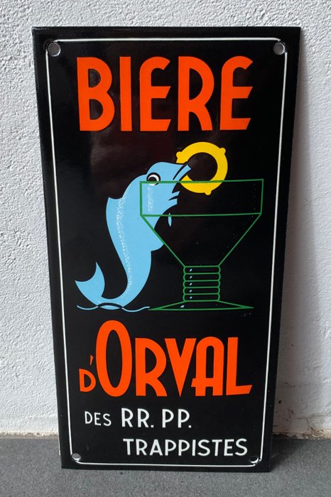 Enamel sign orval for sale  