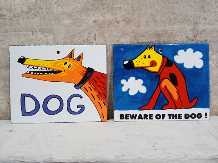 Beware dog enamel for sale  