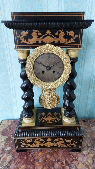 Portico clock napoleon for sale  